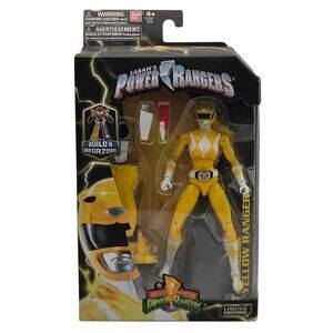 Saban's Yellow Power Ranger Limited Ed. Build A Megazord 6" Action Figure New